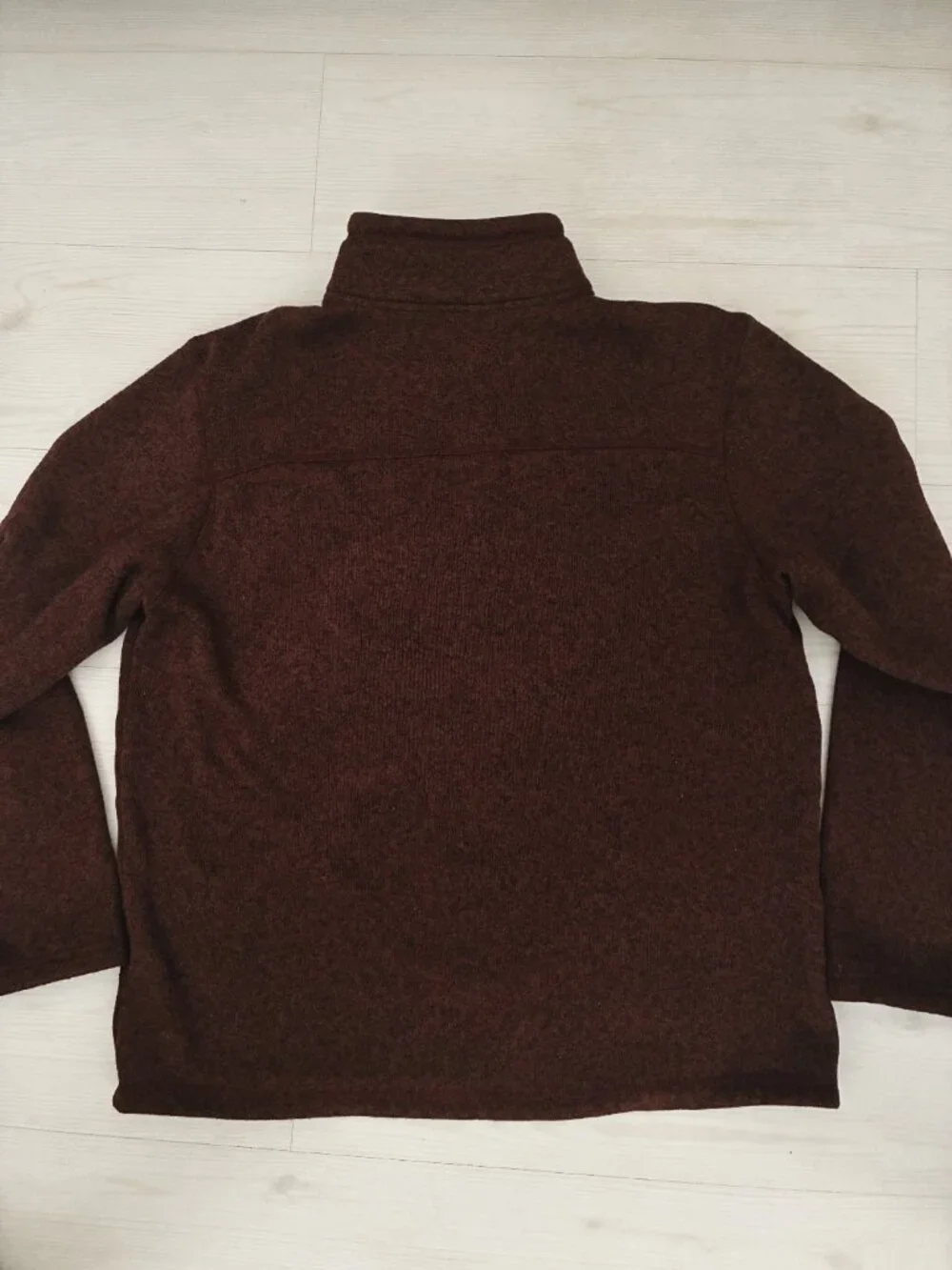 The North Face Men's Leo Sweater 1/4 Zip Pullover in Burgundy Size XL